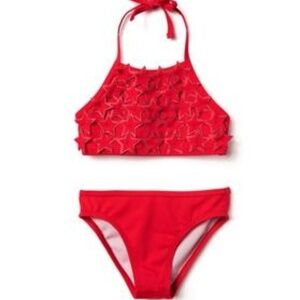 Gymboree 2018 Red Star 2 Piece Swimsuit Bi…